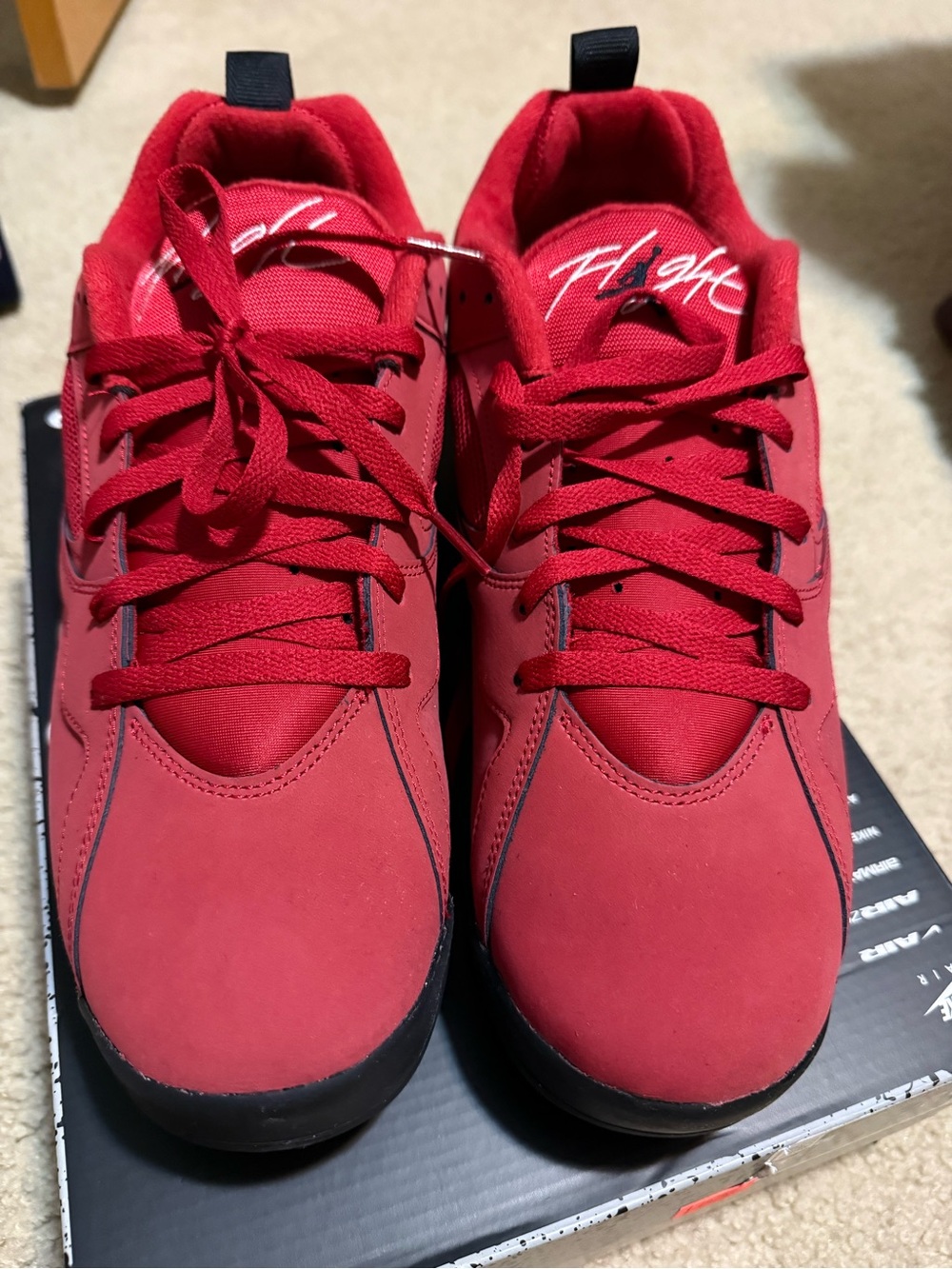 Jordan Men's Red Athletic Sneakers